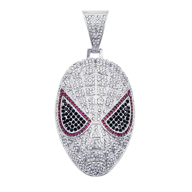 Hip-Hop Pendant Cuban Chain / Iced-Out Pendant Necklace for Men / American-Style Diamond Hiphop Rapper Full-Diamond Accessory