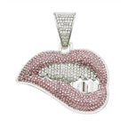 Hip-Hop Pendant Cuban Chain / Iced-Out Pendant Necklace for Men / American-Style Diamond Hiphop Rapper Full-Diamond Accessory