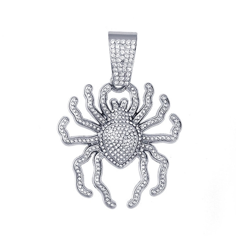 Hip-Hop Pendant Cuban Chain / Iced-Out Pendant Necklace for Men / American-Style Diamond Hiphop Rapper Full-Diamond Accessory