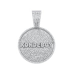 Hip-Hop Pendant Cuban Chain / Iced-Out Pendant Necklace for Men / American-Style Diamond Hiphop Rapper Full-Diamond Accessory