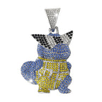 Hip-Hop Pendant Cuban Chain / Iced-Out Pendant Necklace for Men / American-Style Diamond Hiphop Rapper Full-Diamond Accessory