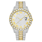 Trendy / Fashion / European & American / Ultra-Shiny / Nightclub / Full Diamond / Starry Sky / Hip-Hop Men's Watch
