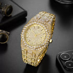 Full Diamond / Starry Sky / Wristwatch / High-End Luxury / European & American Hip-Hop / Niche / Black Warrior Watch