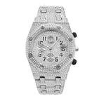 High-End Niche Trendy / New Style Fashion Personalized Watch / Hip-Hop Full Diamond Three-Eye Men's Watch