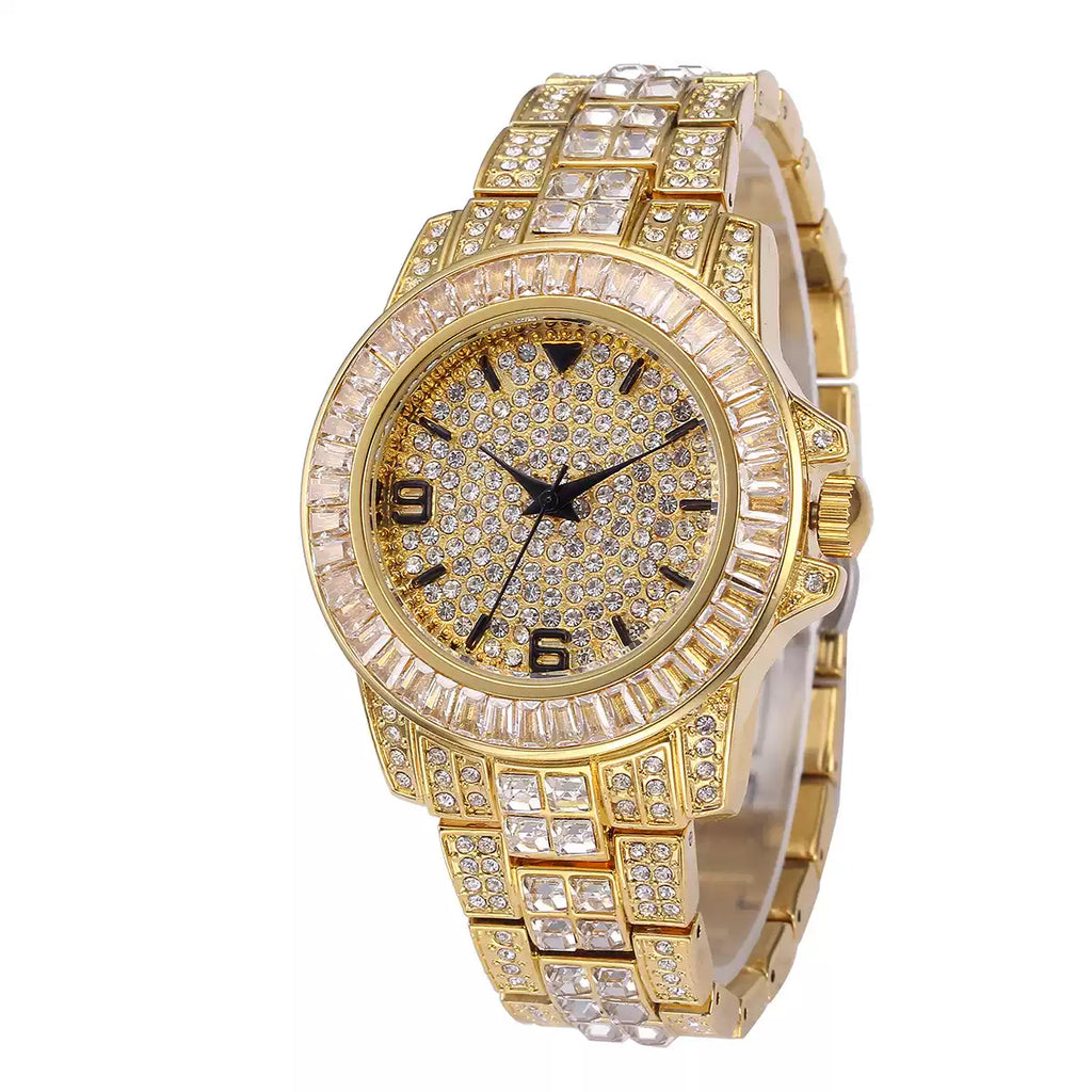 Starry Sky / European & American Hip-Hop / Niche / New Style / Full Diamond / High-End Luxury Men's Watch