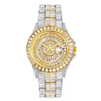 European-American hip-hop / full-iced / ultra-shiny / fully-paved “starry” style / light-luxury / trendy / high-end men’s watch