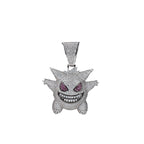 Hip-Hop Pendant Cuban Chain / Iced-Out Pendant Necklace for Men / American-Style Diamond Hiphop Rapper Full-Diamond Accessory