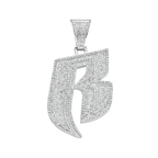 Hip-Hop Pendant Cuban Chain / Iced-Out Pendant Necklace for Men / American-Style Diamond Hiphop Rapper Full-Diamond Accessory