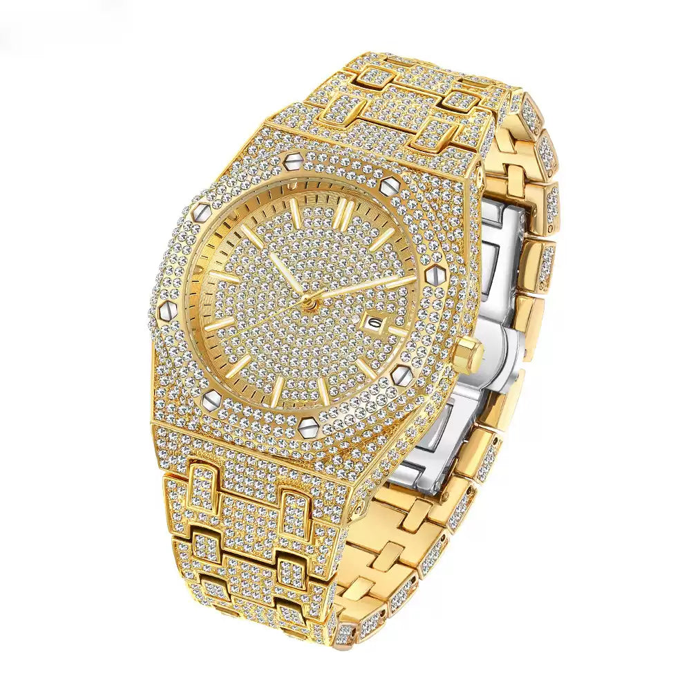 Starry Sky Nightclub Trendy Watch / 2025 New Style / Niche Full Diamond Hip-Hop Men's Watch