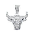 Hip-Hop Pendant Cuban Chain / Iced-Out Pendant Necklace for Men / American-Style Diamond Hiphop Rapper Full-Diamond Accessory