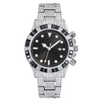 Niche High-End Luxury Luminous Waterproof Quartz Watch / Dazzling Full Diamond / Hip-Hop Starry Sky Men's Watch