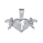 Hip-Hop Pendant Cuban Chain / Iced-Out Pendant Necklace for Men / American-Style Diamond Hiphop Rapper Full-Diamond Accessory