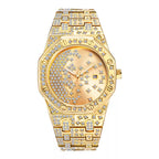 Creative/European & American Hip-Hop/Trendy/Full Diamond/Starry Full Diamond/Personalized Design Men’s Watch