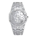 Creative/European & American Hip-Hop/Trendy/Full Diamond/Starry Full Diamond/Personalized Design Men’s Watch
