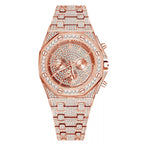 2025 New Style American Hip-Hop Watch / Starry Sky Full Diamond / Fashion Large Dial Quartz Watch for Men