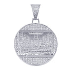 Hip-Hop Pendant Cuban Chain / Iced-Out Pendant Necklace for Men / American-Style Diamond Hiphop Rapper Full-Diamond Accessory