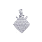 Hip-Hop Pendant Cuban Chain / Iced-Out Pendant Necklace for Men / American-Style Diamond Hiphop Rapper Full-Diamond Accessory