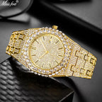 Full Diamond / Starry Sky / Wristwatch / High-End Luxury / European & American Hip-Hop / Niche / Black Warrior Watch
