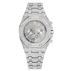 2025 New Style American Hip-Hop Watch / Starry Sky Full Diamond / Fashion Large Dial Quartz Watch for Men