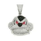 Hip-Hop Pendant Cuban Chain / Iced-Out Pendant Necklace for Men / American-Style Diamond Hiphop Rapper Full-Diamond Accessory