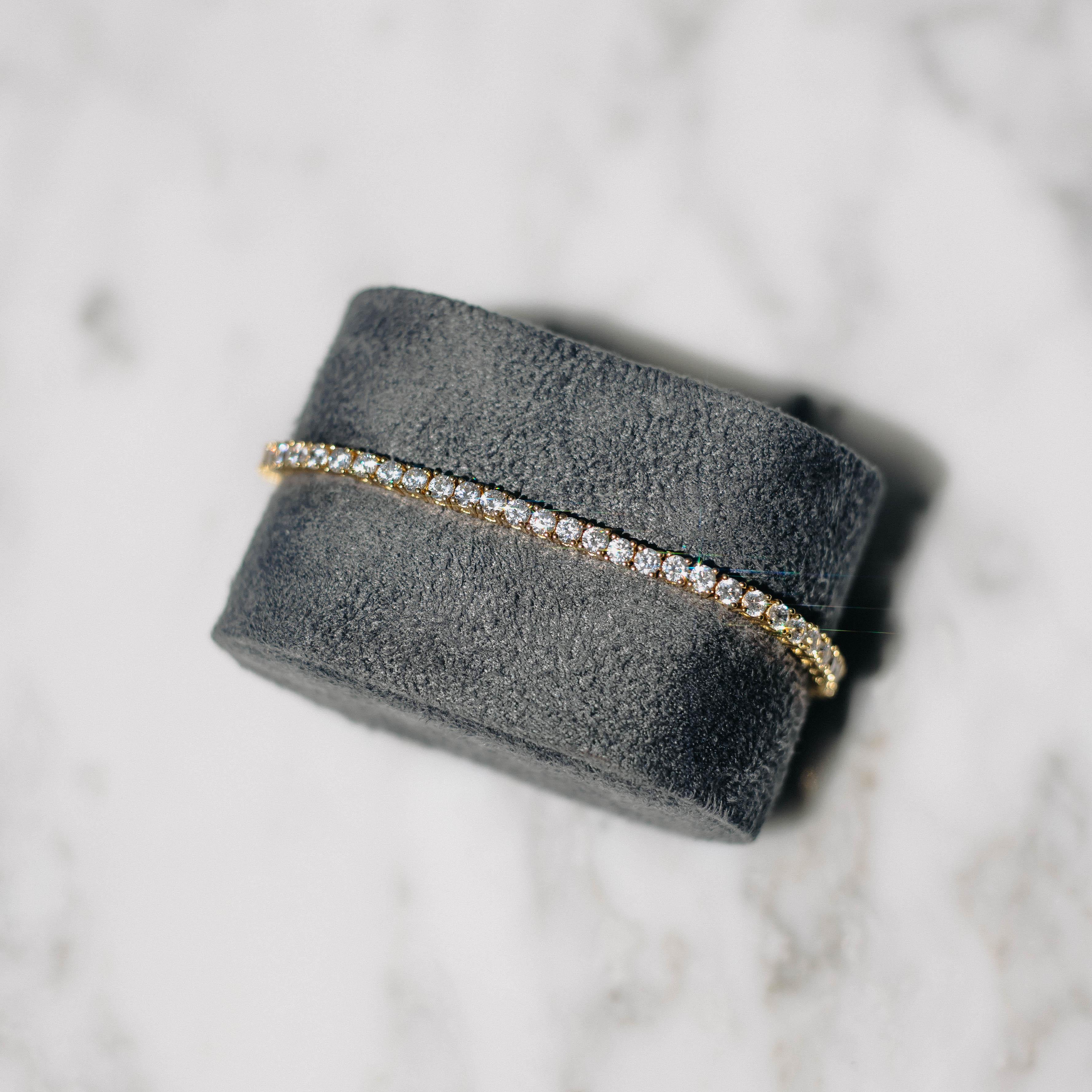 3mm Tennis Bracelet Gold