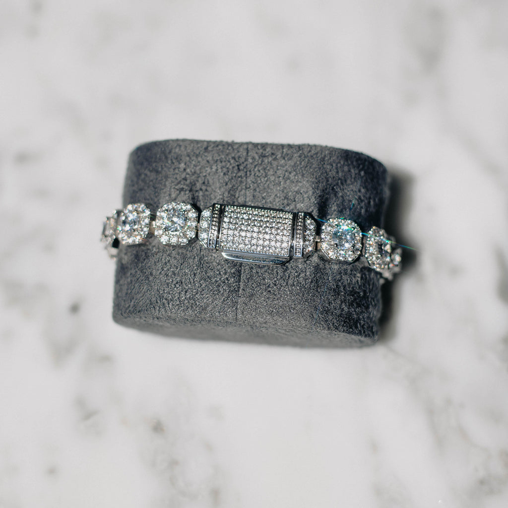 Cluster Tennis Bracelet