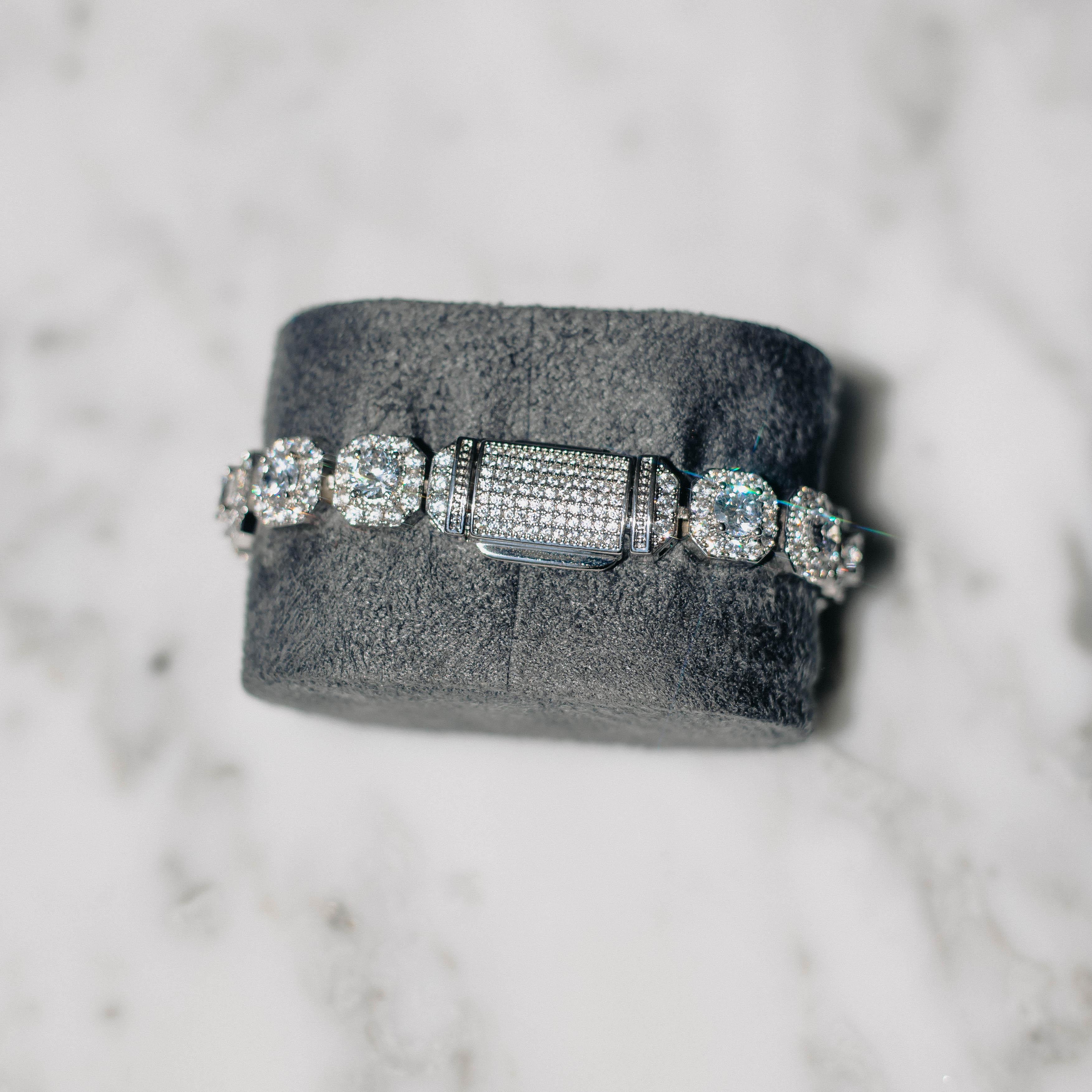 Cluster Tennis Bracelet